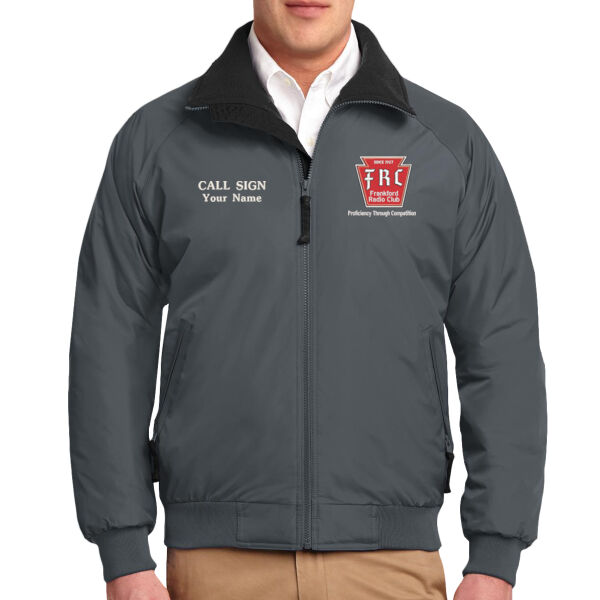 FRC logo with name and call - Challenger Jacket Thumbnail