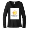 Women's Long Sleeve V Neck Tee Thumbnail
