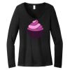 Women's Long Sleeve V Neck Tee Thumbnail