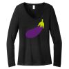 Women's Long Sleeve V Neck Tee Thumbnail