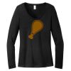Women's Long Sleeve V Neck Tee Thumbnail