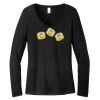 Women's Long Sleeve V Neck Tee Thumbnail