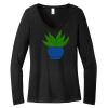 Women's Long Sleeve V Neck Tee Thumbnail