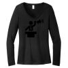 Women's Long Sleeve V Neck Tee Thumbnail
