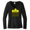 Women's Long Sleeve V Neck Tee Thumbnail